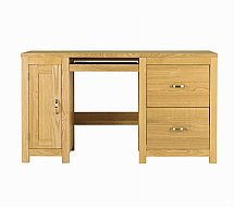 Vale Furnishers - Truro Desk with Filing Cabinet